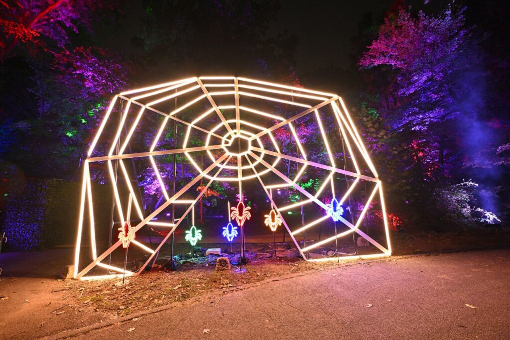 New York Botanical Garden: „Tim Burtons The Nightmare Before Christmas“ Light Trail