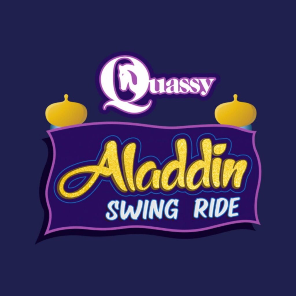 Quassy Amusement & Waterpark: Aladdin Wave Swinger & Crazy 8 Family Coaster