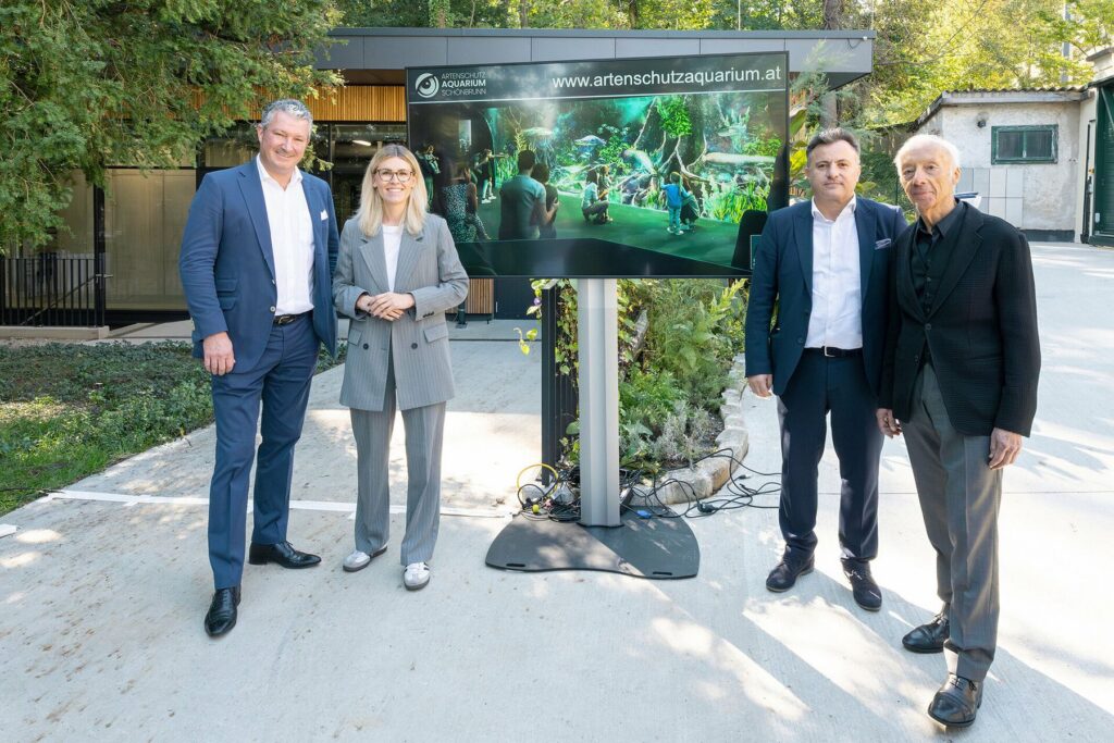 Tiergarten Schönbrunn: Neues Besucher-Aquarium