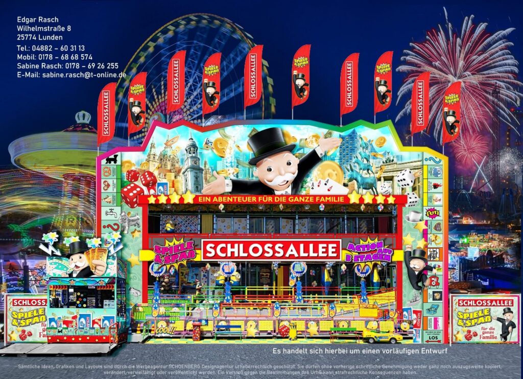 Schausteller Rasch: Crazy Town wird zu Schlossallee
