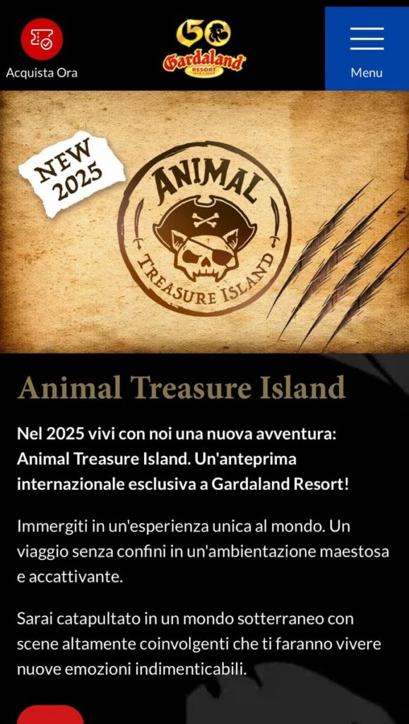 Gardaland: Animal Treasure Island & Dragon Empire