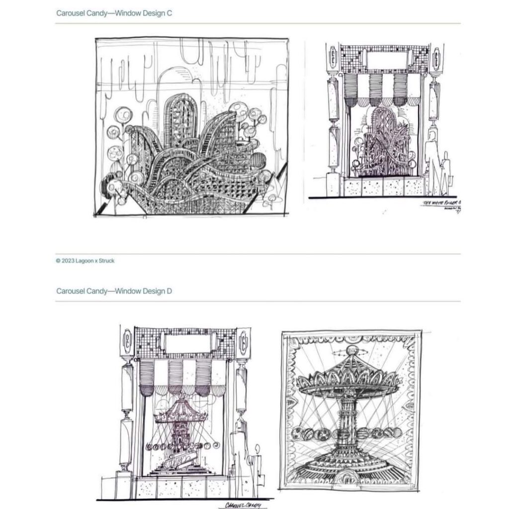 Lagoon Amusement Park: Carousel Candy & Peacock Parlor