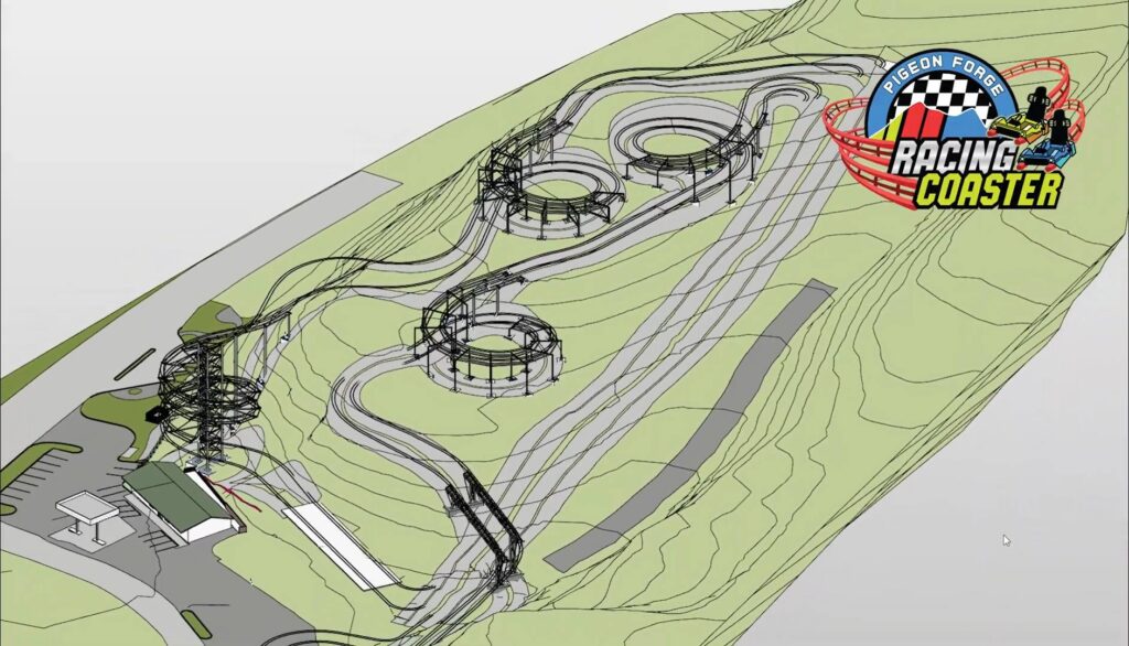 Great Smokey Mountains: Pigeon Forge Racing Coaster