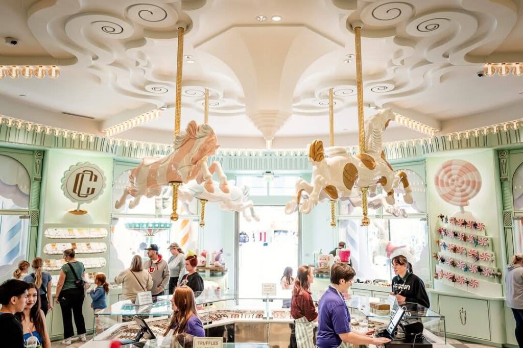Lagoon Amusement Park: Carousel Candy & Peacock Parlor