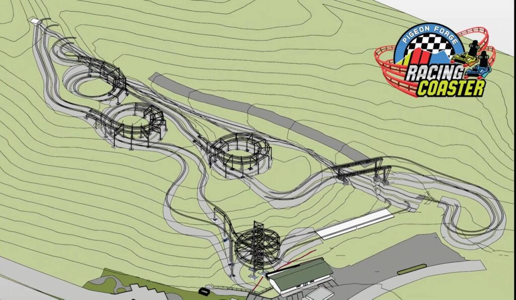 Great Smokey Mountains: Pigeon Forge Racing Coaster