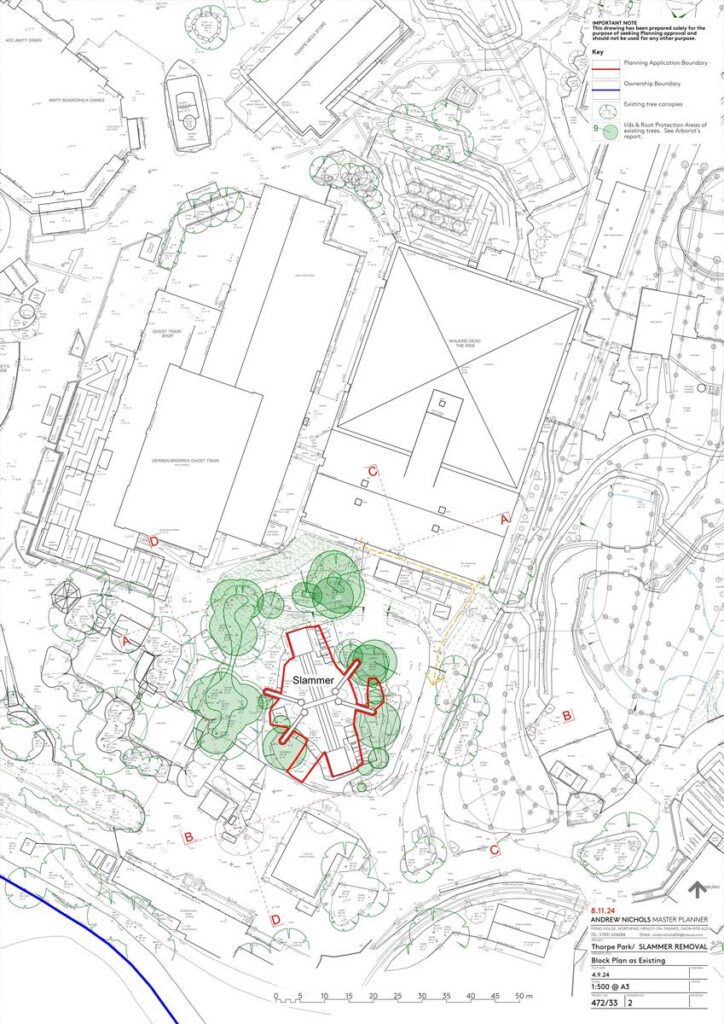 Thorpe Park: Slammer (Abbau)
