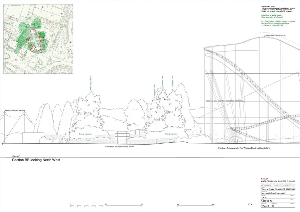 Thorpe Park: Slammer (Abbau)