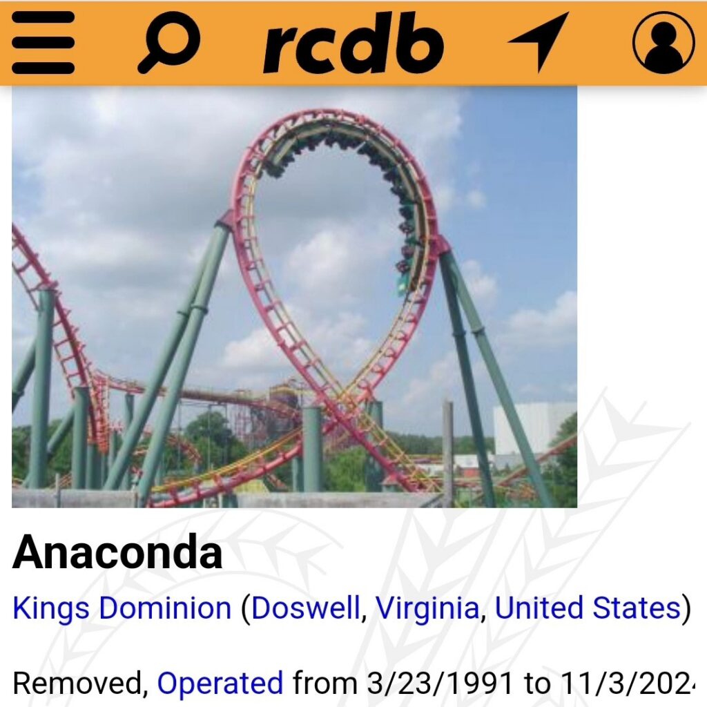 Kings Dominion: Anaconda