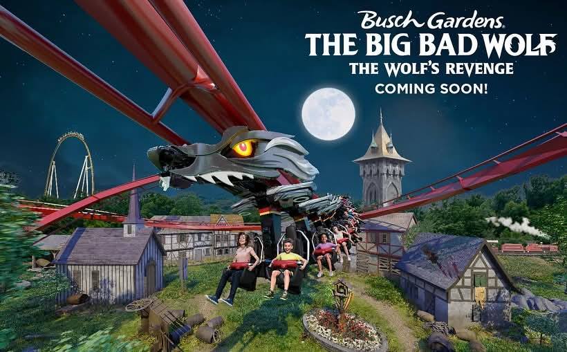 Busch Gardens Williamsburg: The Big Bad Wolf: The Wolf's Revenge