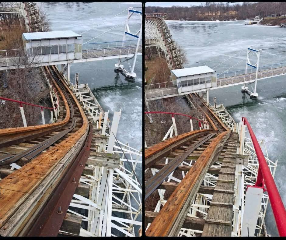 Indiana Beach Amusement & Water Park Resort: Cornball Express & Hoosier Hurricane