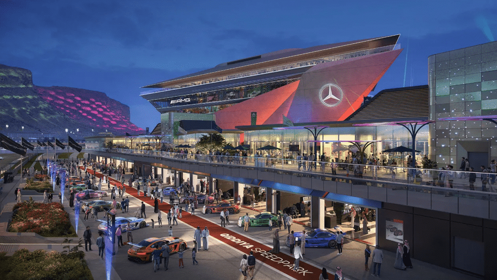Mercedes AMG World Of Performance: Pläne für Qiddiya City