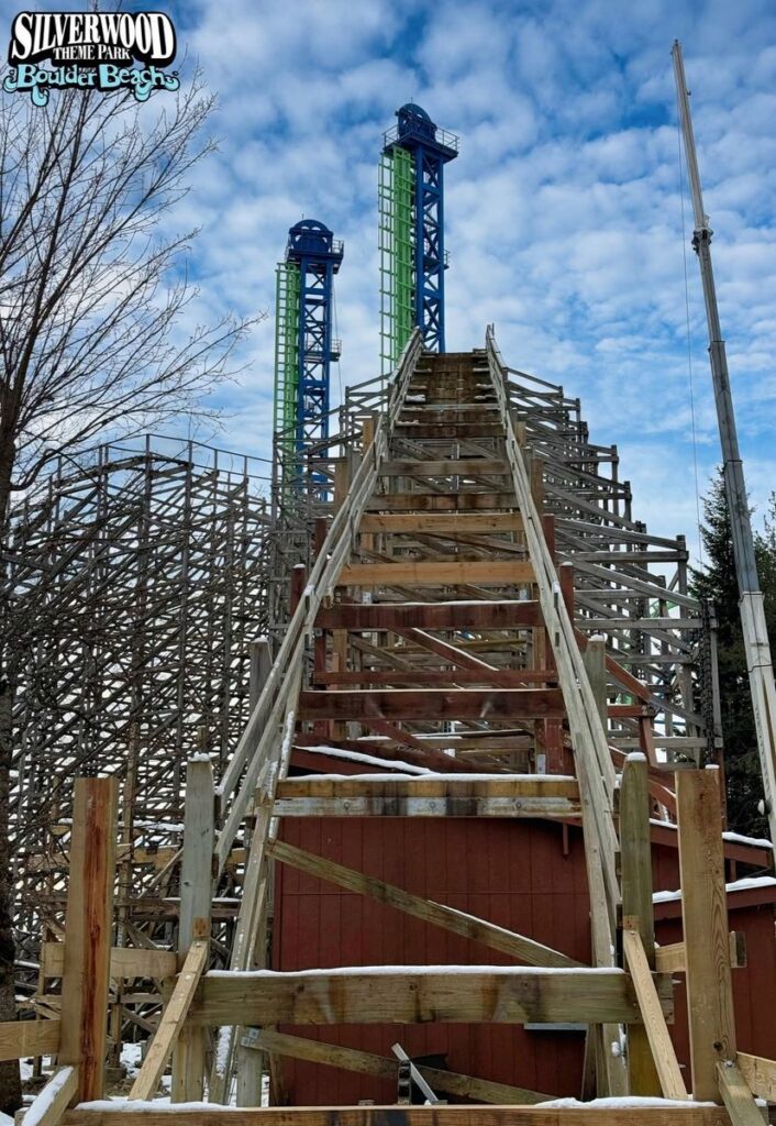 Silverwood Theme Park: Arbeiten an Tremors & Timber Terror