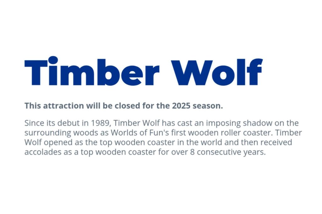 Worlds of Fun: Timber Wolf