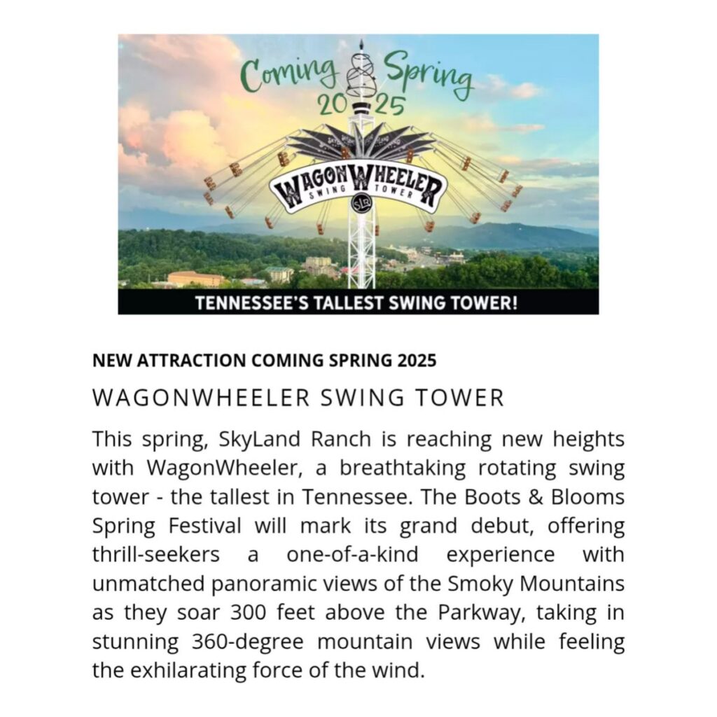 SkyLand Ranch: WagonWheeler Swing Tower