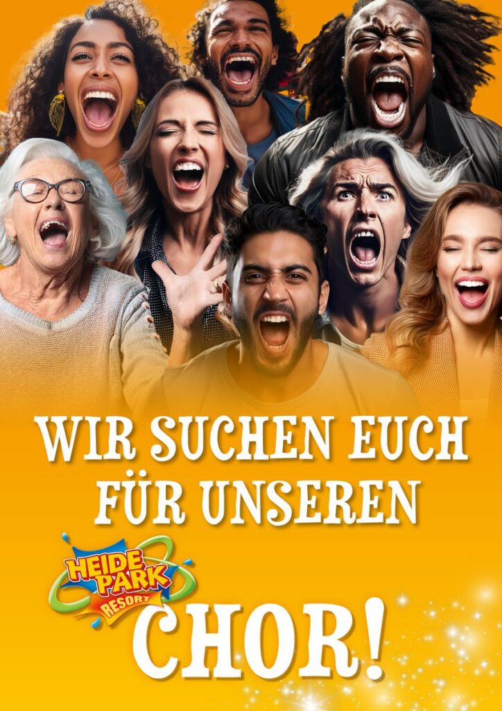 Heide Park: Suche nach ersten Freizeitpark-Chor "Scream Your Song"