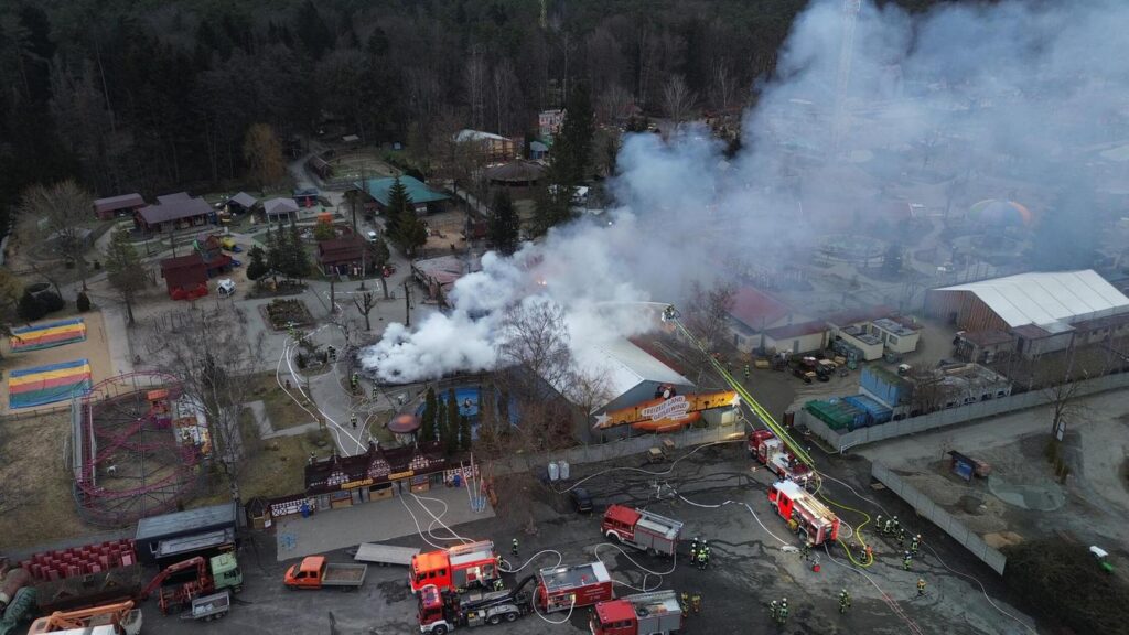 Freizeit-Land Geiselwind: Feuer im Freizeitpark