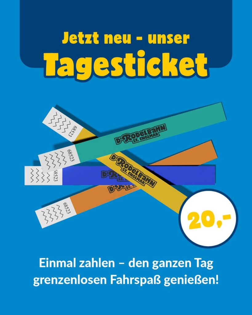 D'Rodelbahn St. Englmar: Tagesticket
