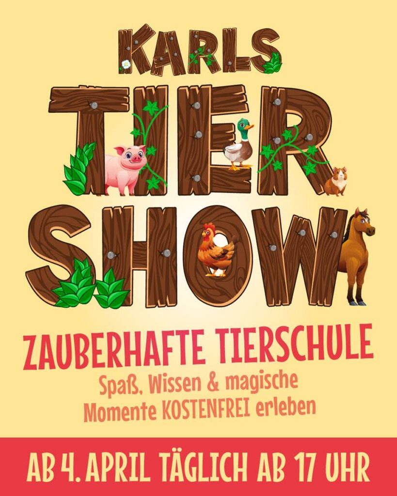 Karls Erlebnis-Dorf Rövershagen: Die zauberhafte Tierschule