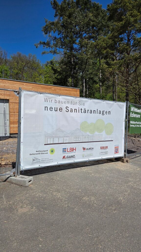 Wildtierpark Edersee: Neue Sanitäranlagen
