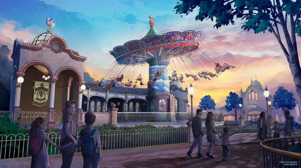 Walt Disney Studios Park: Kettenkarussell "Oben"