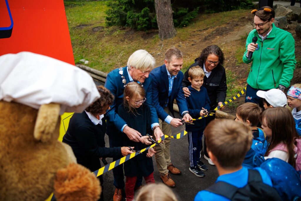 Kongeparken: Brumle og Naffens Trafikkskole