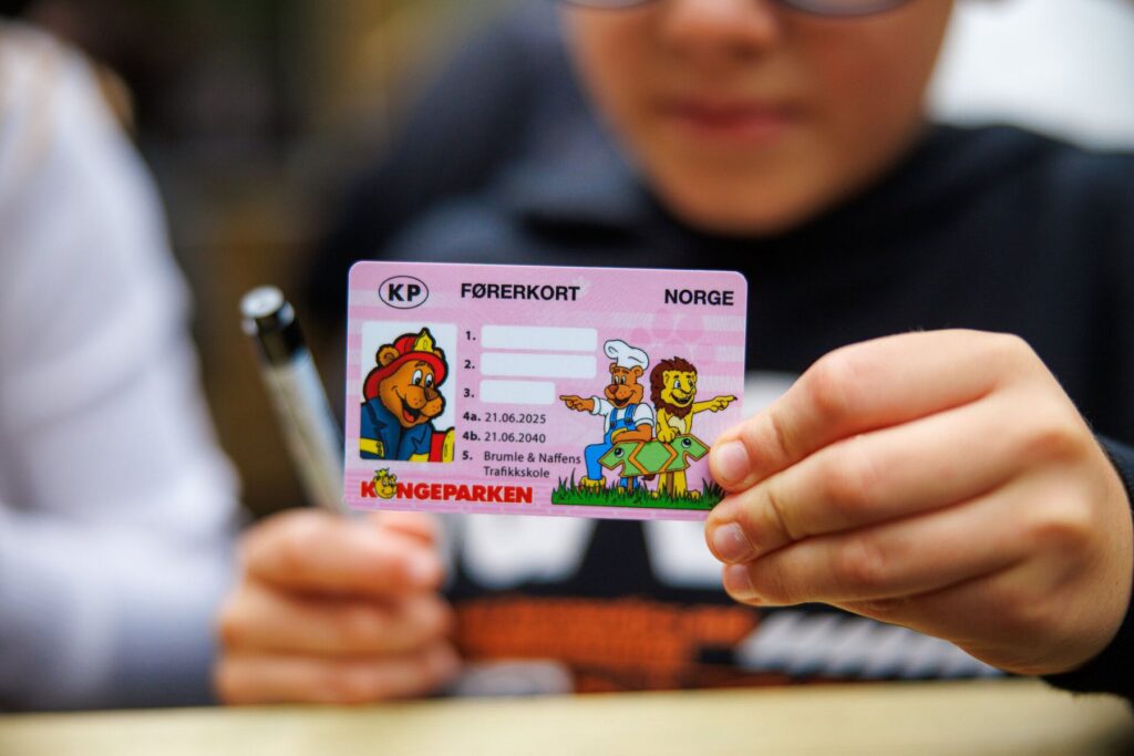 Kongeparken: Brumle og Naffens Trafikkskole