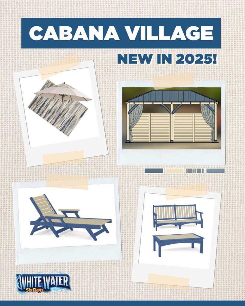 Six Flags White Water: Cabana-Village