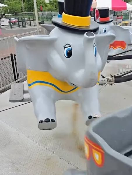 Huck Finn's Playland: Flying Elephants