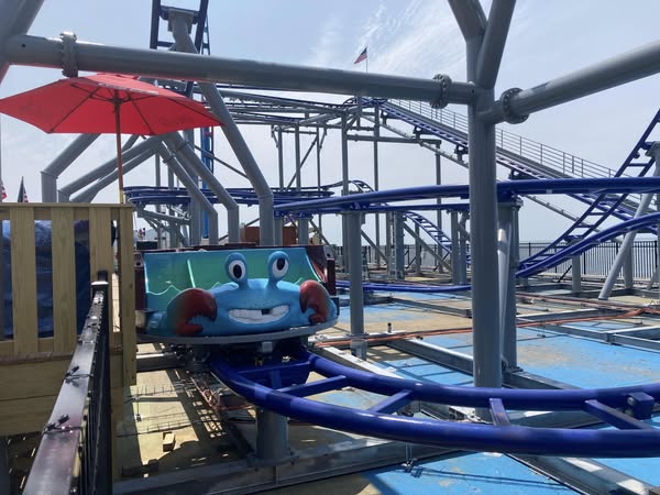 Steel Pier Atlantic City: Crazy Crab Coaster