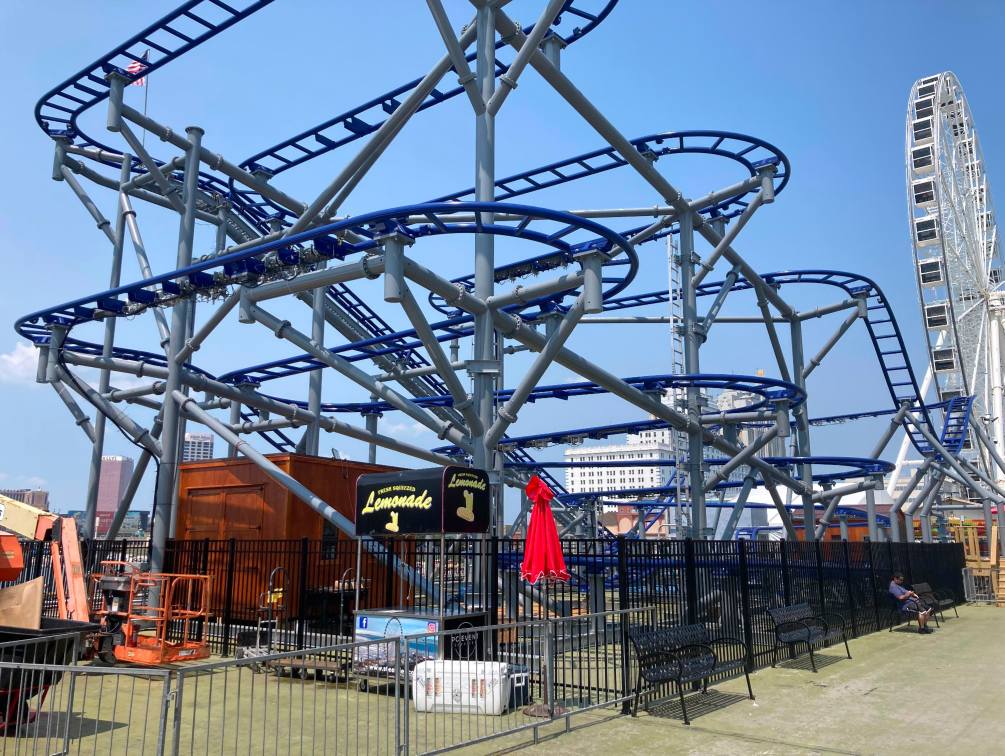 Steel Pier Atlantic City: Crazy Crab Coaster