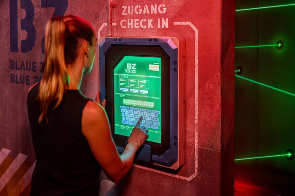 Deutsches Spionagemuseum: Laserparcours