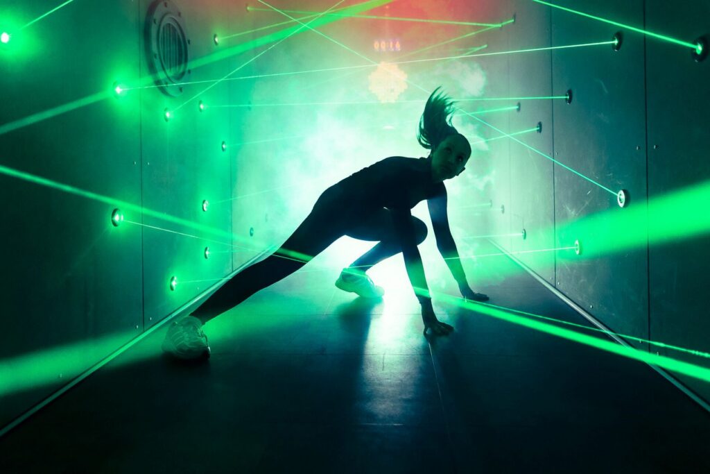 Deutsches Spionagemuseum: Laserparcours
