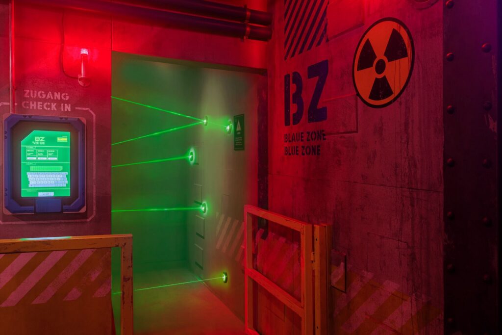 Deutsches Spionagemuseum: Laserparcours