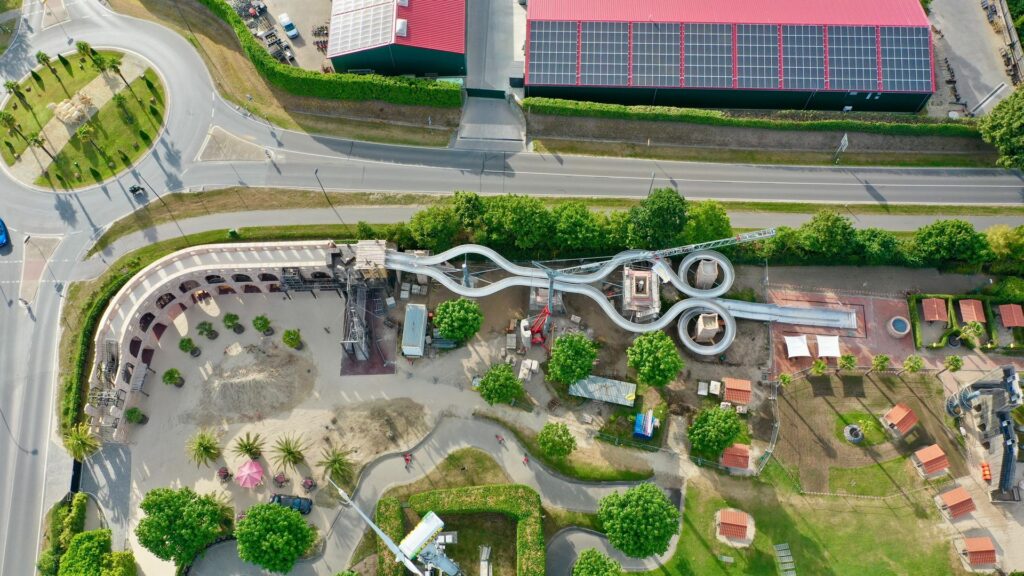 Irrland: Neue Wasser-Doppelrutsche