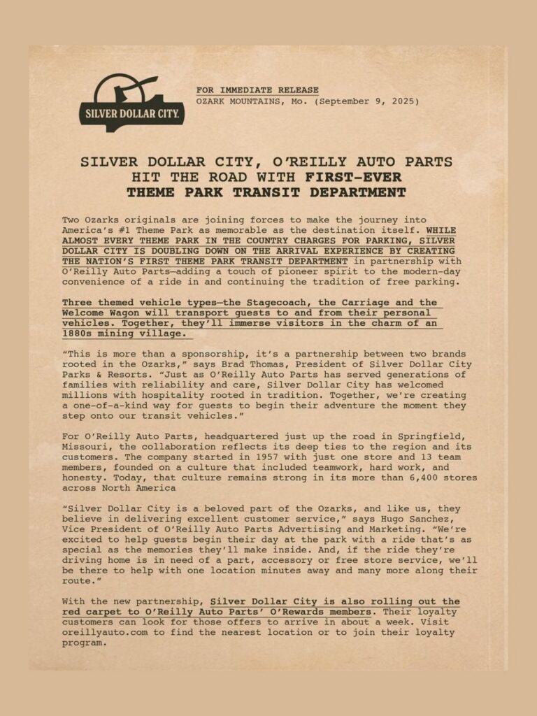 Silver Dollar City: First-Ever Theme Park Transit Department