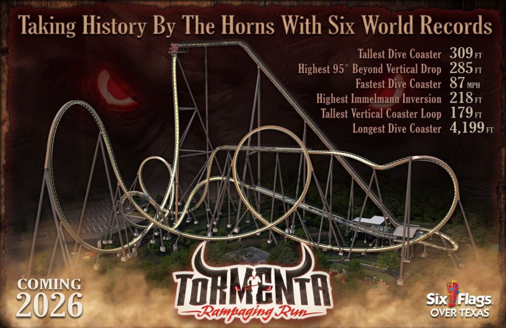 Six Flags Over Texas: Tormenta Rampaging Run