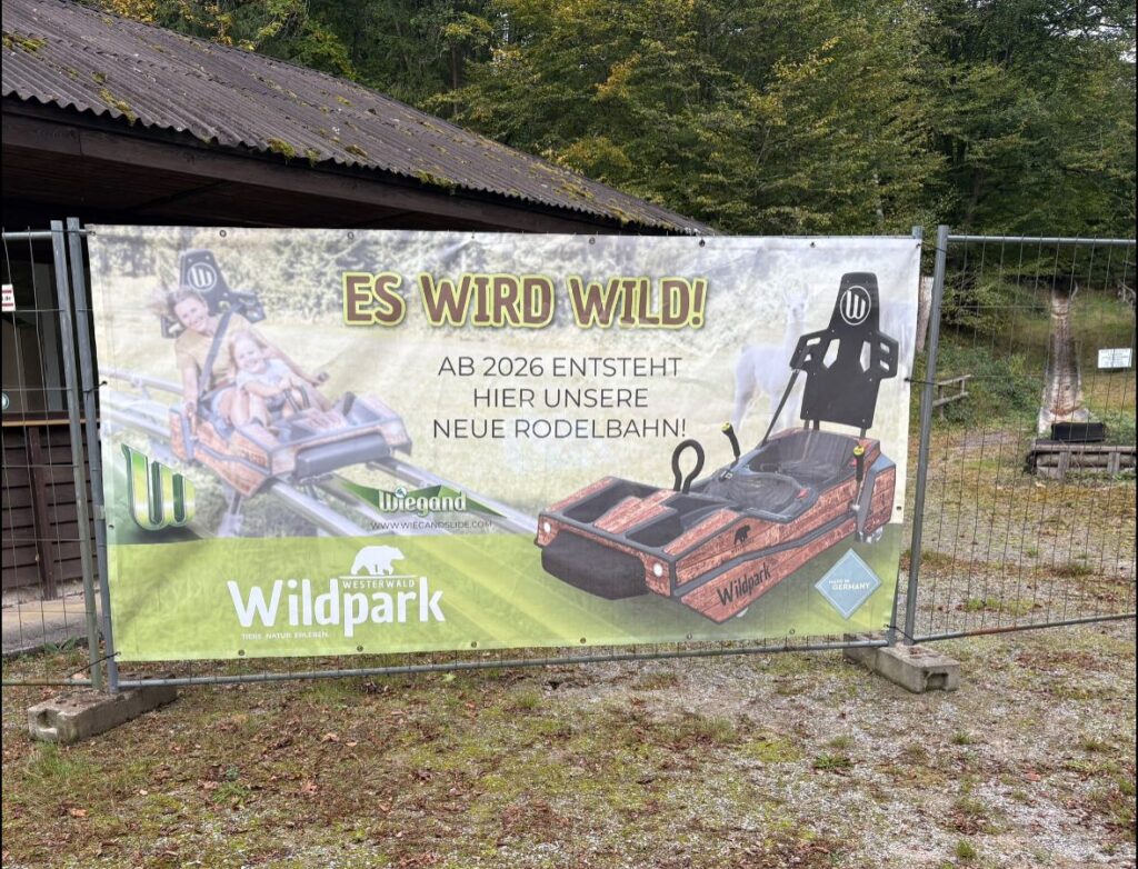 Wild- und Freizeitpark Westerwald: Neue Rodelbahn
