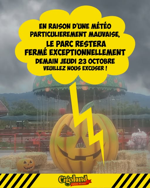 Cigoland: Schließung 23. Oktober 2025