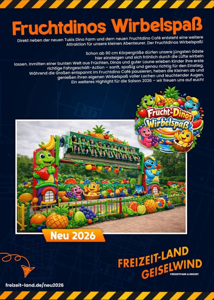 Freizeit-Land Geiselwind: 6 Neuheiten 2026