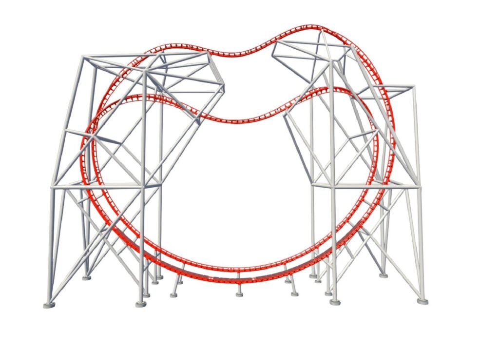 Lotte World Adventure: Zamperla Double Heart Coaster