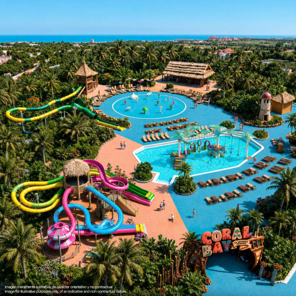 PortAventura Caribe Aquatic Park: Coral Bay - The Lost Legend