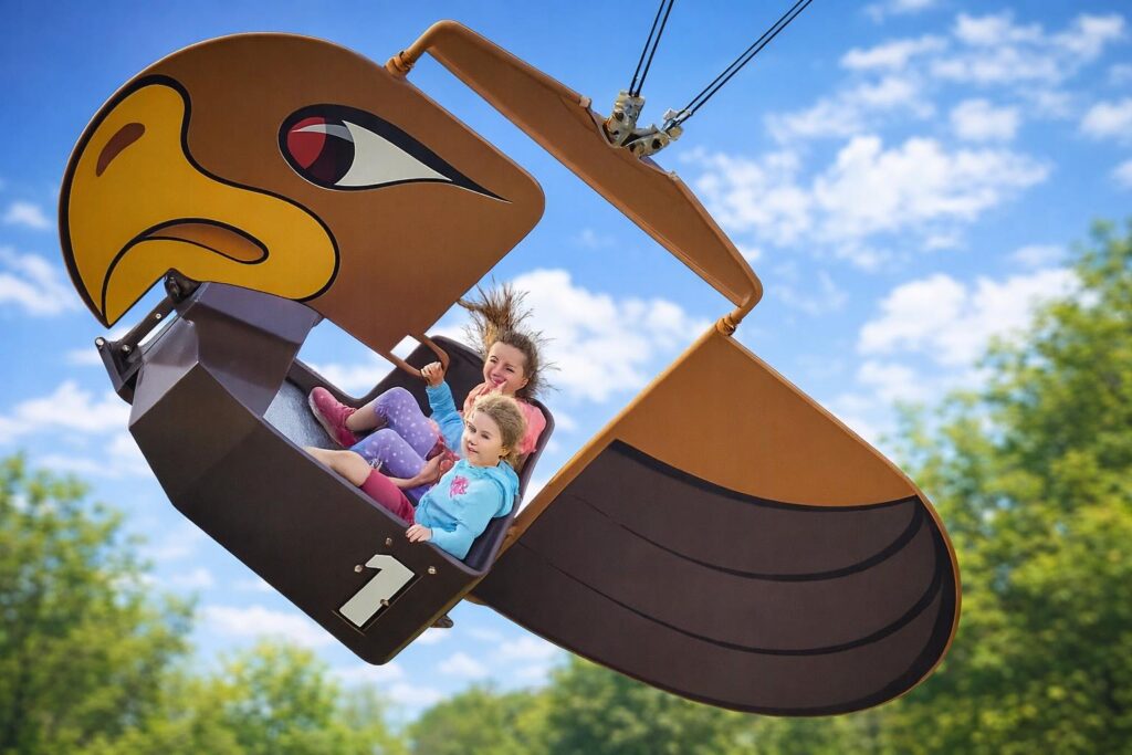Parc Saint Paul: Flying Scooters