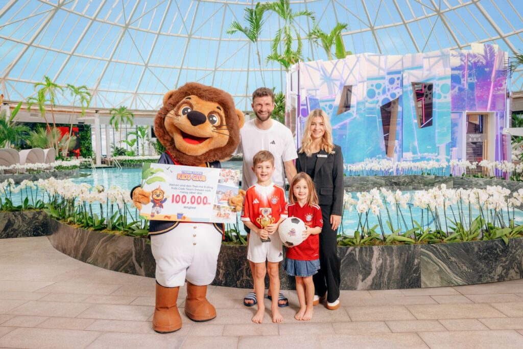 Therme Erding: Verlängerung Partnerschaft mit Thomas Müller