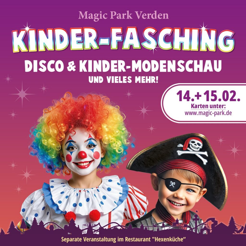 Magic Park Verden: Kinder-Fasching