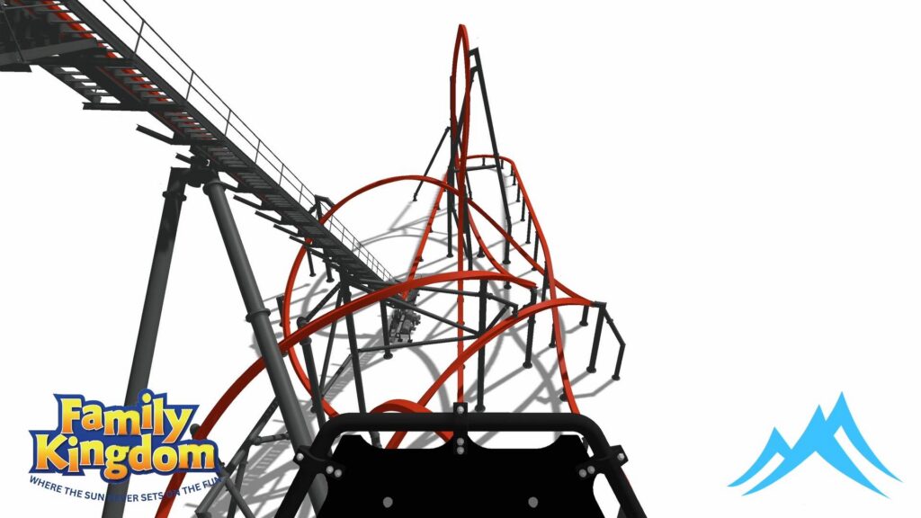 Family Kingdom Amusement Park: Single-Rail Raptor Coaster