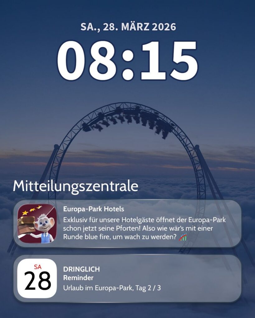 Europa Park: Früherer Einlass für Hotelgäste