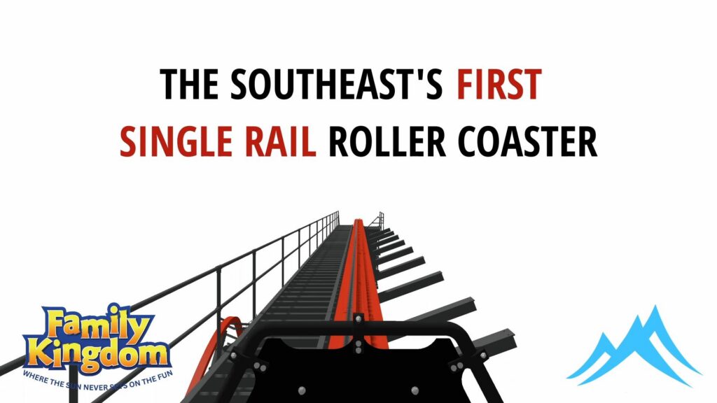 Family Kingdom Amusement Park: Single-Rail Raptor Coaster