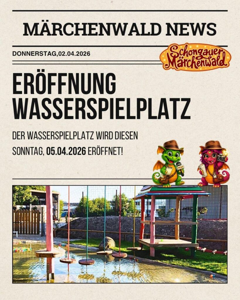 Schongauer Märchenwald: Wasserspielplatz