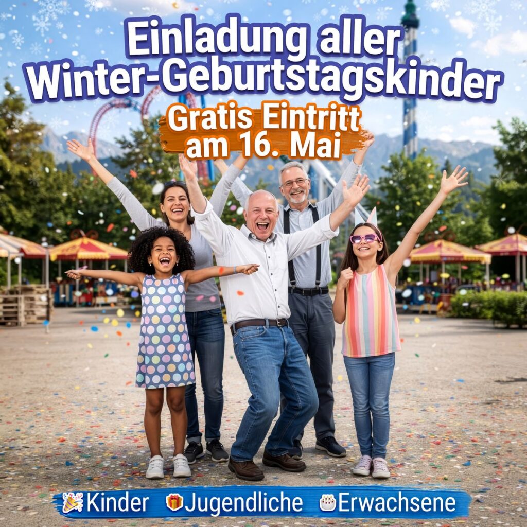 Skyline Park: Winter-Geburtstagskinder