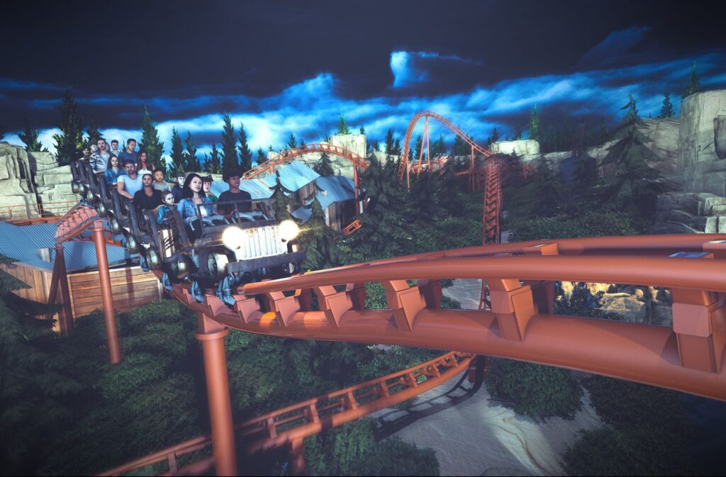Six Flags Fiesta Texas: Werewolf Gorge